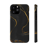 Black Cheetah Golden Marble - Card Holder Cases iPhone 13 Pro Max Glossy Without gift packaging - phone cases